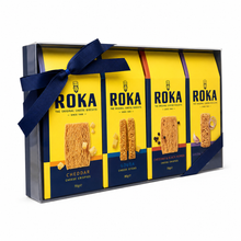 Charger l'image dans la galerie, Assortiment ROKA - Pack de 4 Boites de Biscuits au fromage