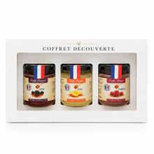 Charger l'image dans la galerie, Coffret Gourmand de Miels aux Fruits - Cassis, Citron, Framboise